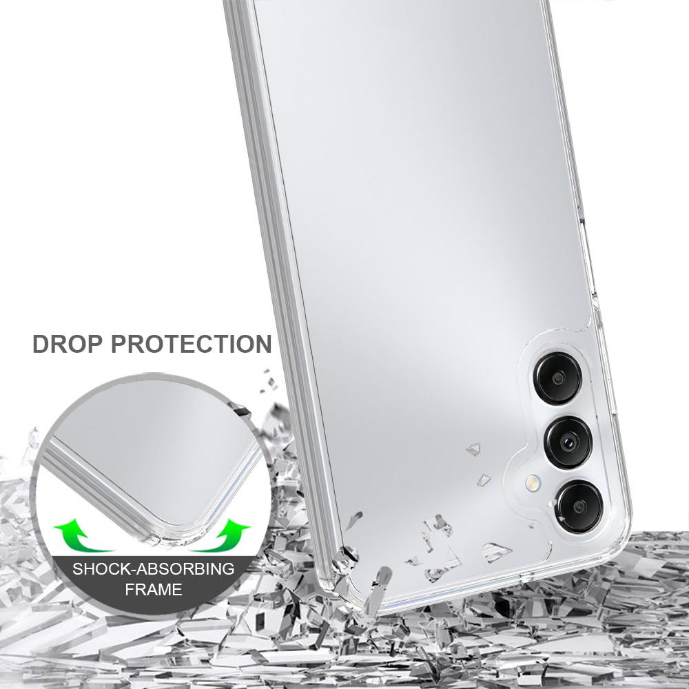 For Samsung Galaxy M14 4G Clear Phone Case TPU+Acrylic Shockproof Phone Back Cover