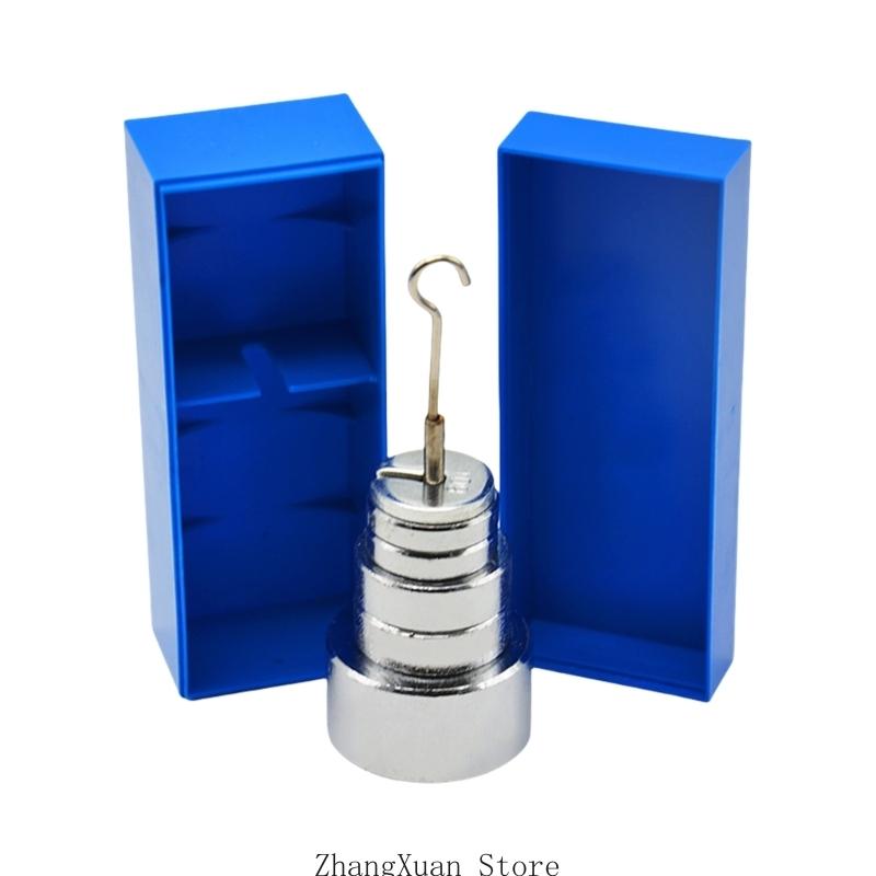 

Metal Slotted Weights Include 6 Weights Total 350g Slotted Mass with Hanger for Laboratory Physics and Educational Use 3XUF CN