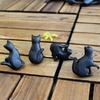 4Pcs Cats Shape Cabinet Knob Furniture Decorative Handle Iron Wardrobe Pulls Simple Drawer Knob Furniture Hardware