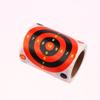 100Pcs/Roll Target Papers 76Mm Sputtering Ink Target Label Fluorescent Color Splashing Target Paper
