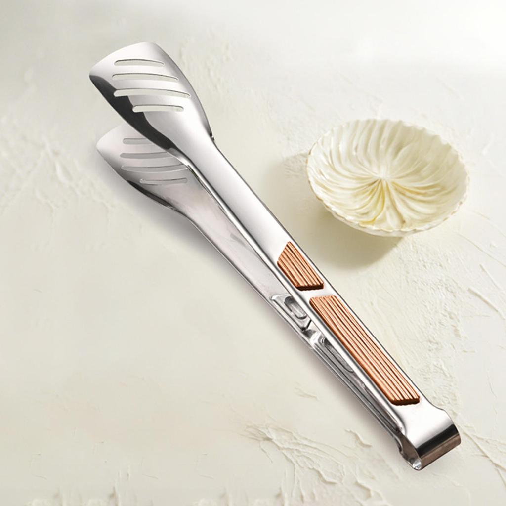 Stainless Steel Food Tongs BBQ Meat Salad Bread Clip Barbecue Grill Buffet Clamp Non-slip Tong Cooking Tools Kitchen Gadgets