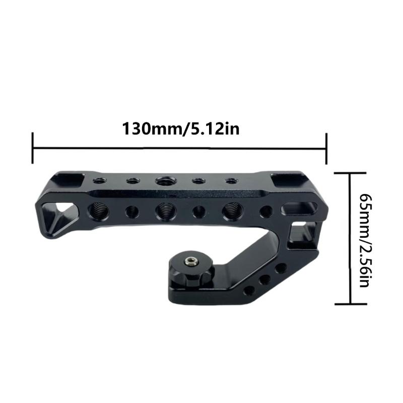 Lightweight DSLR Camera Top Handle Grip Ergonomic Camera Handle Cold Shoe Adapter Mount Handheld Stabilizer Accessories