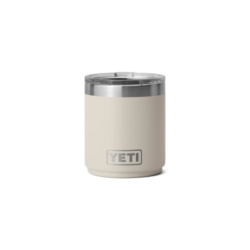 YETI Rambler 10 Oz. Stackable Lowball 2.0 Vacuum Insulated Stainless Steel with MagSlider Lid, Cape Taupe
