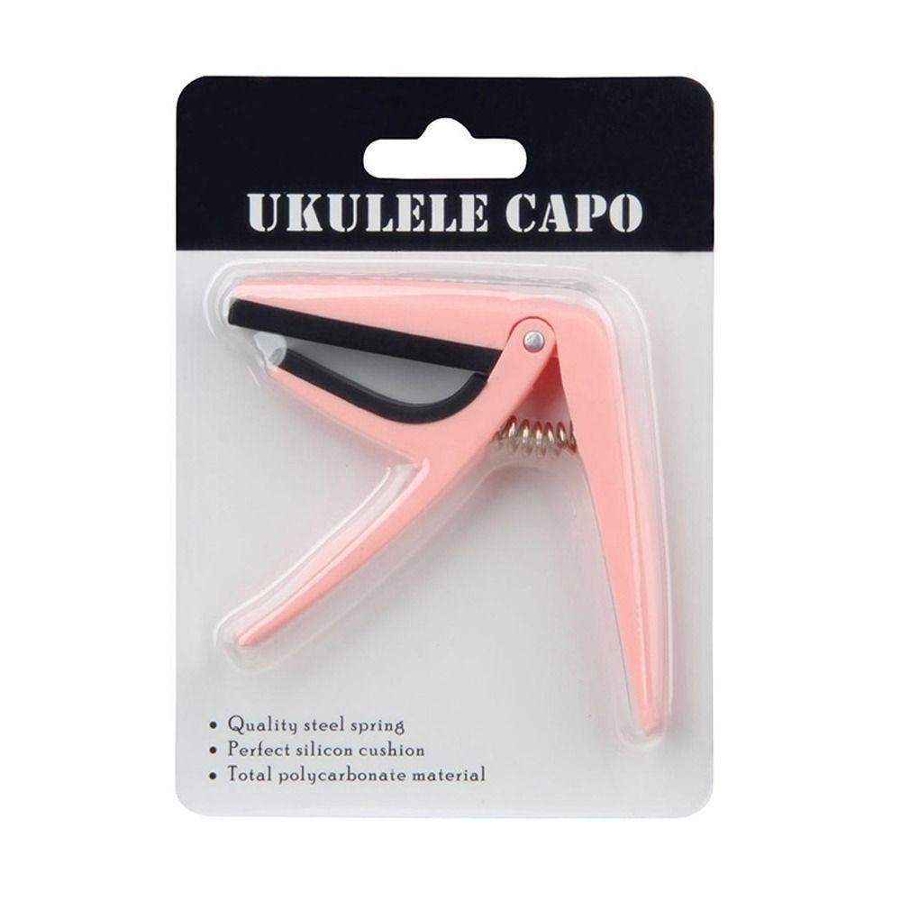 Red Universal Ukulele Capo Plastic Uk Tone Clip Ukulele Parts Ukulele Tuning Clamp  Electric