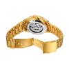 WINNER Sports Gold Automatic Watch for Men Date Display Luminous Hands Stainless Steel Strap Top Brand Luxury Mechanical Watches