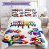 Roblox Bedding Set Breathable Duvet Cover with Pillowcases Decorative Bed Linen for Bedroom Home Decoration Birthday Gift