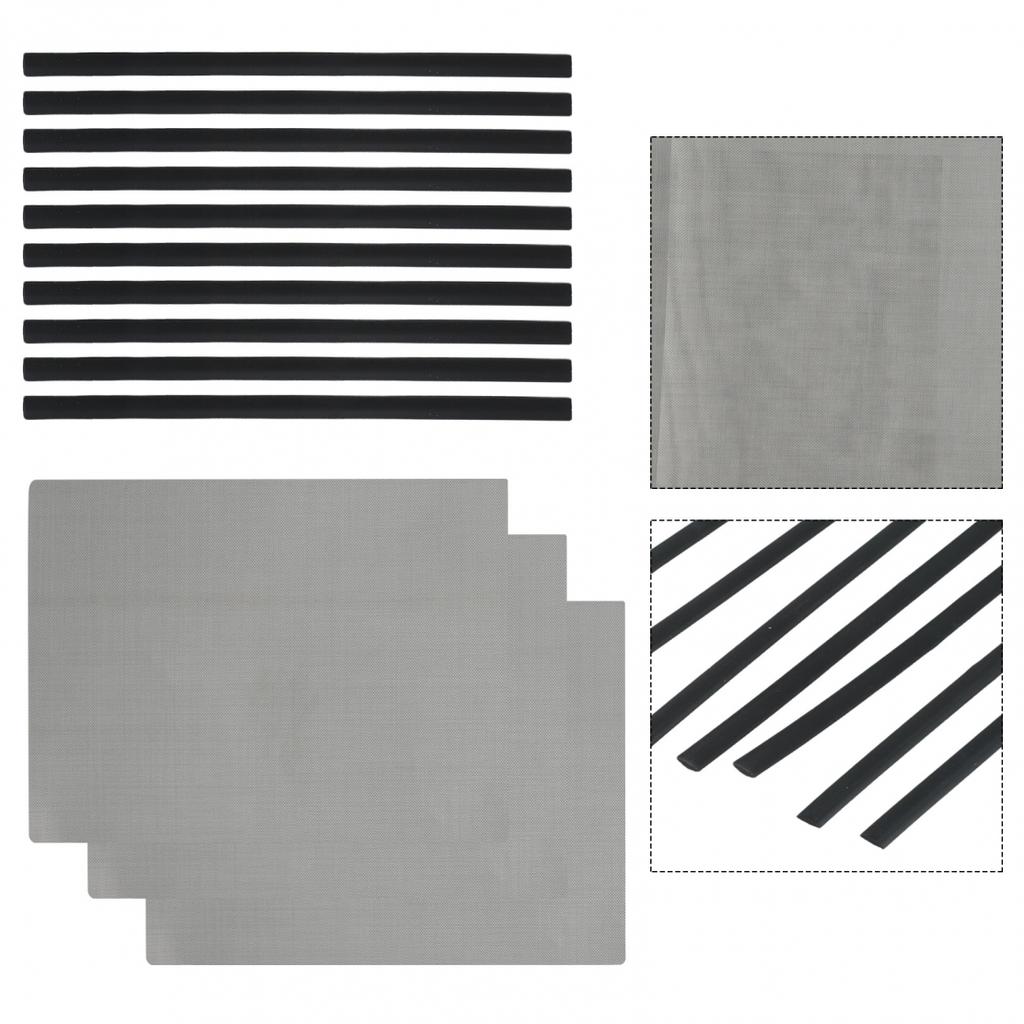 Kompletní sada pro opravu plastů obsahující 10 svářeček a síťku pro podporu