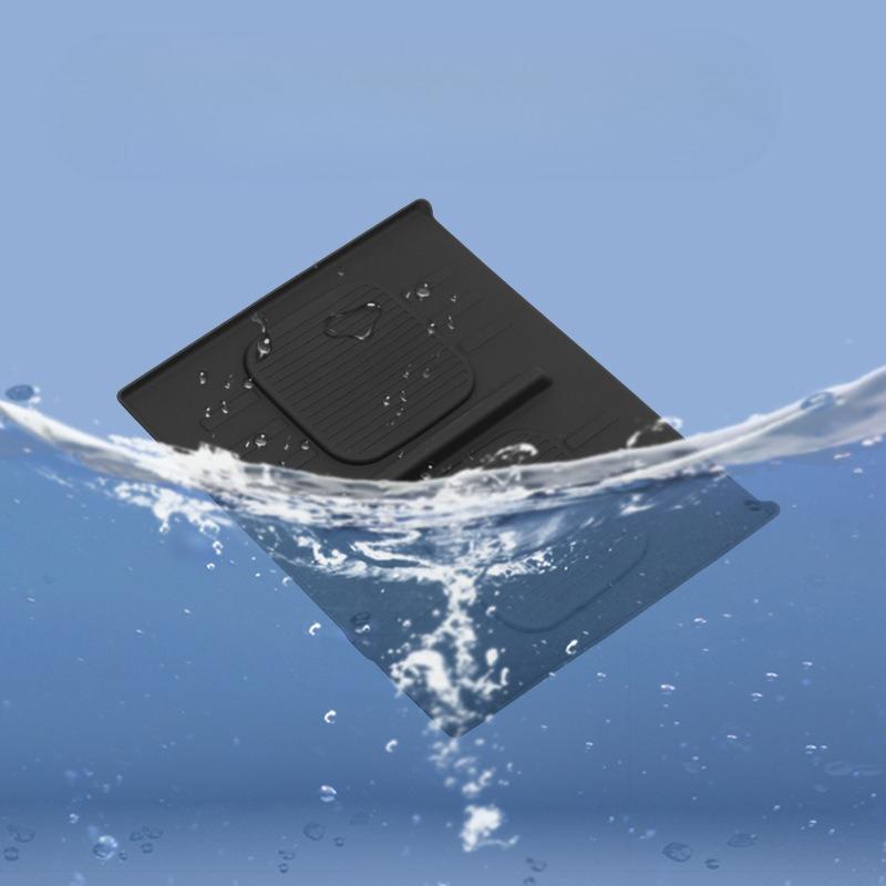 Für Hyundai Santa Fe 2025 Kabelloses Ladefeld Auto Handy Rutschfeste Ladematte Silikon Schutzpad Auto Innenzubehör