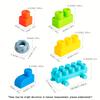 Newest Large Particles Can Chew Soft Rubber Building Blocks for Children's Early Education Puzzle DIY Assembling Blocks