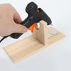 Holz Klebepistolenhalter Ständer Werkzeugaufbewahrung Halterung 20x8cm Bastelzimmer Organizer Basis
