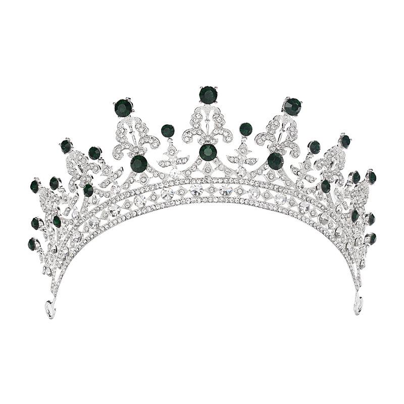 Gorgeous Bride Crystal Crown Retro Wedding Headwear Auditorium Photography Wedding Hair Accessories