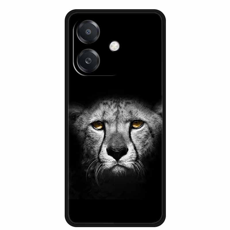 For OPPO A5 5G Case A5 Pro 4G 5G Silicone Wolf Lion TPU Soft Phone Case For OPPO A5 Pro 5G Back Cover Cartoon Shockproof Shell
