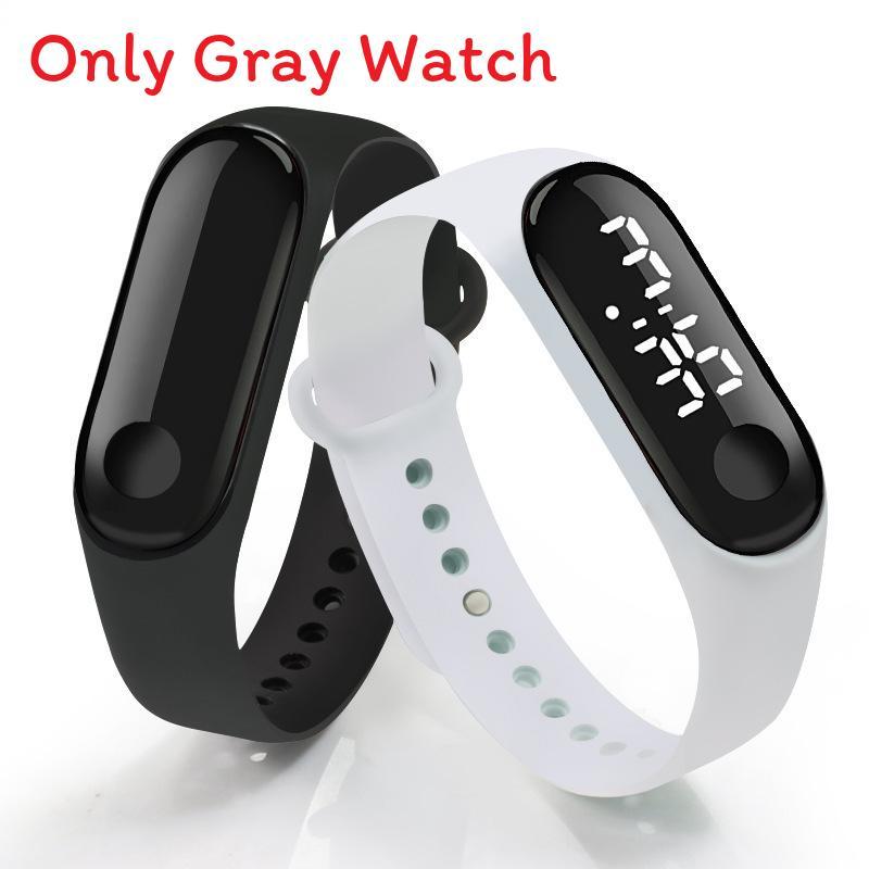 Student Sport Electronic Touch Watch With Digital Display For Casual Wear