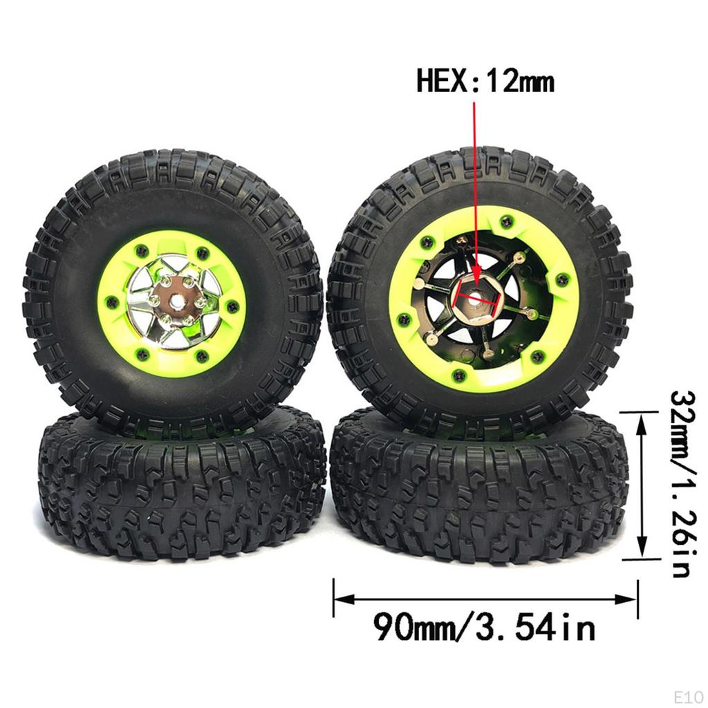 DIY RC Car Tires 1/1 Crawler Modification Tyres for 124017