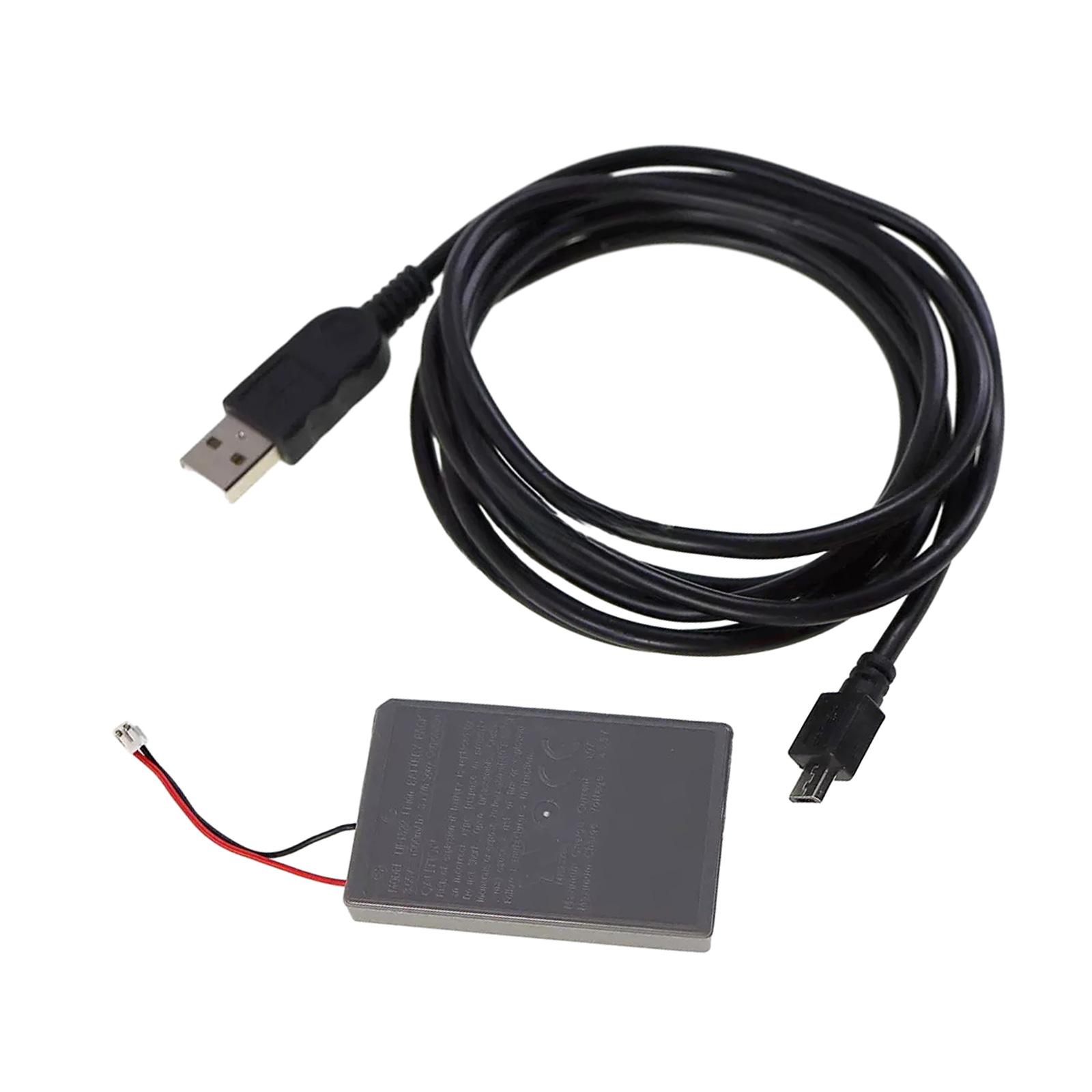 

Аккумуляторная батарея для контроллера PS4 Slim Pro, долговечная игровая ручка, аккумуляторная батарея с USB-кабелем, провод питания