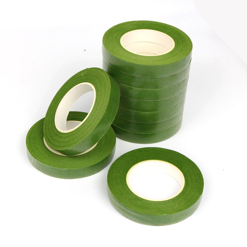 Glue Wrapped Paper Wrapped Flower Stems Green Iron Wire Flower Pole Leaf Stem Adhesive Tape Paper DIY Handmade Flower