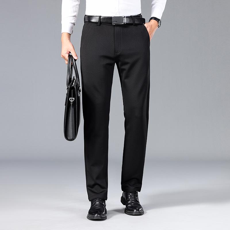 

Мужские брюки прямого кроя в деловом стиле 2024 года с бархатной отделкой. 36