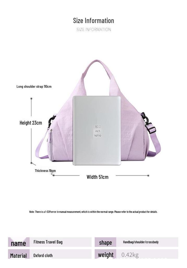 Waterproof Lightweight Travel & Gym Bag for Business, Maternity, and Short Trips – Portable, Handheld Storage Solution