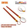 2PC 1000V Insulated Inspection Mirror Set Telescopic and Flexible Hybrid and Electric Vehicle Inspection Mirrors 20mm and 40mm