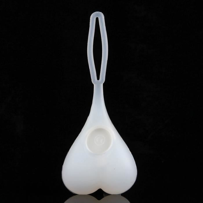 Feu arrière vélo suspendu en forme de coeur rouge à LED - WEWOO