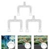 Aquarium Return Nozzle Water Flow Splitter Double Outlet Acrylic Pipe Kit for Fish Tank Accessories