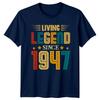 Living Legend Since 1947 TShirt 1947 Birthday 79th Birthday Gift For Him