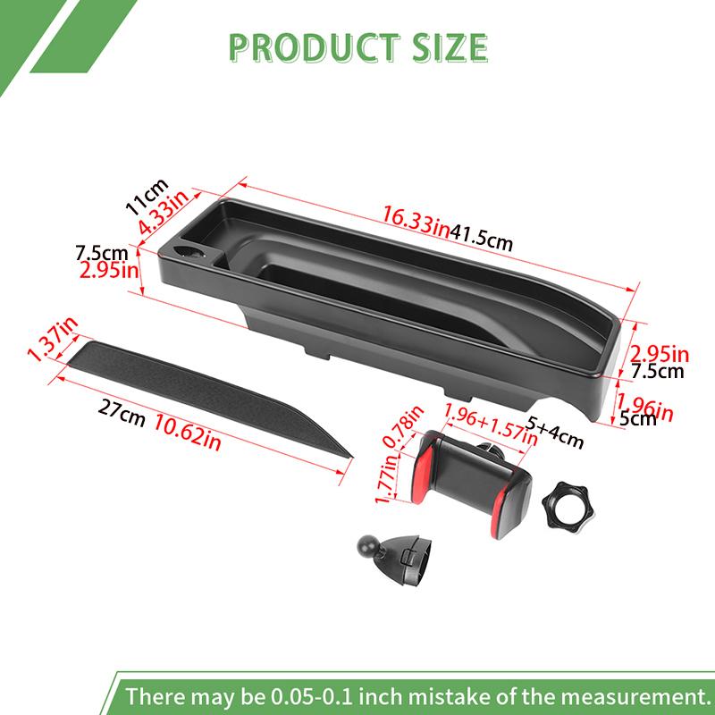 Dashboard Center Console Storage Box Mobile Phone Tablet Bracket Holder Fit For Chevy Silverado 2022 Up Car Accessories