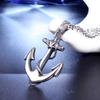 Europäischer und Amerikanischer Mode Anker Anhänger, Retro Herren Anhänger Schmuck, Umwickelter Anker Anhänger