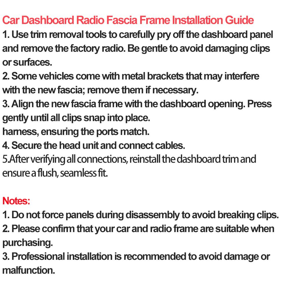 12.3 INCH Change To 11.5 13 INCH ABS+PC Car Audio GPS Carplay Android System Installation Frame Fascia Fitting Panel Kit
