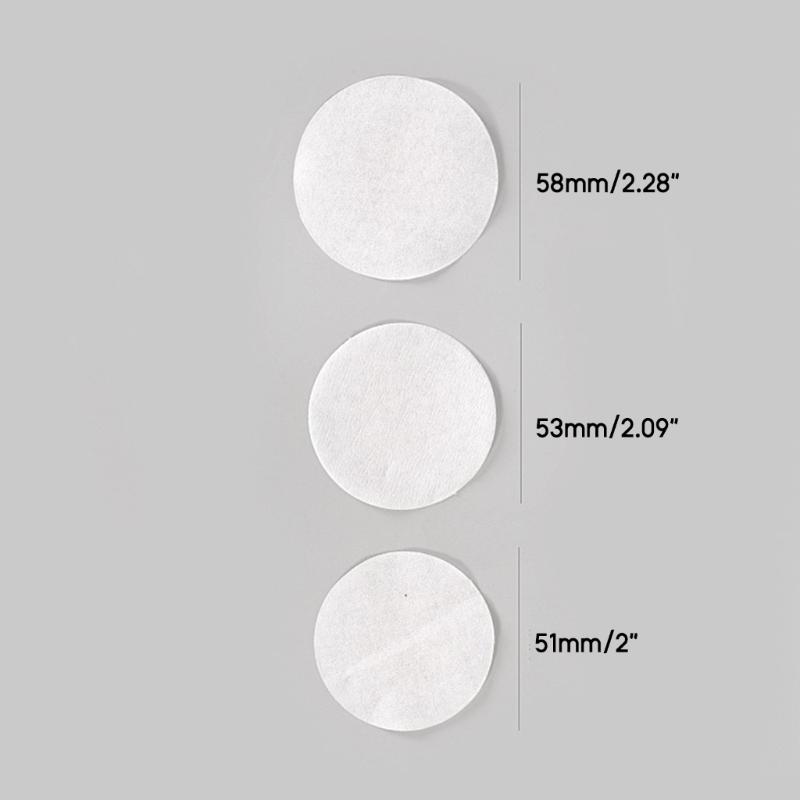100pcs Secondary Water Separation Paper Coffee Machine Filter Paper Round Inlet Paper Coffee Extraction Filter Paper