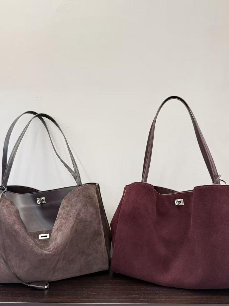 B's Trendy Frosted Genuine Leather Shoulder & Crossbody Bag for Autumn/Winter