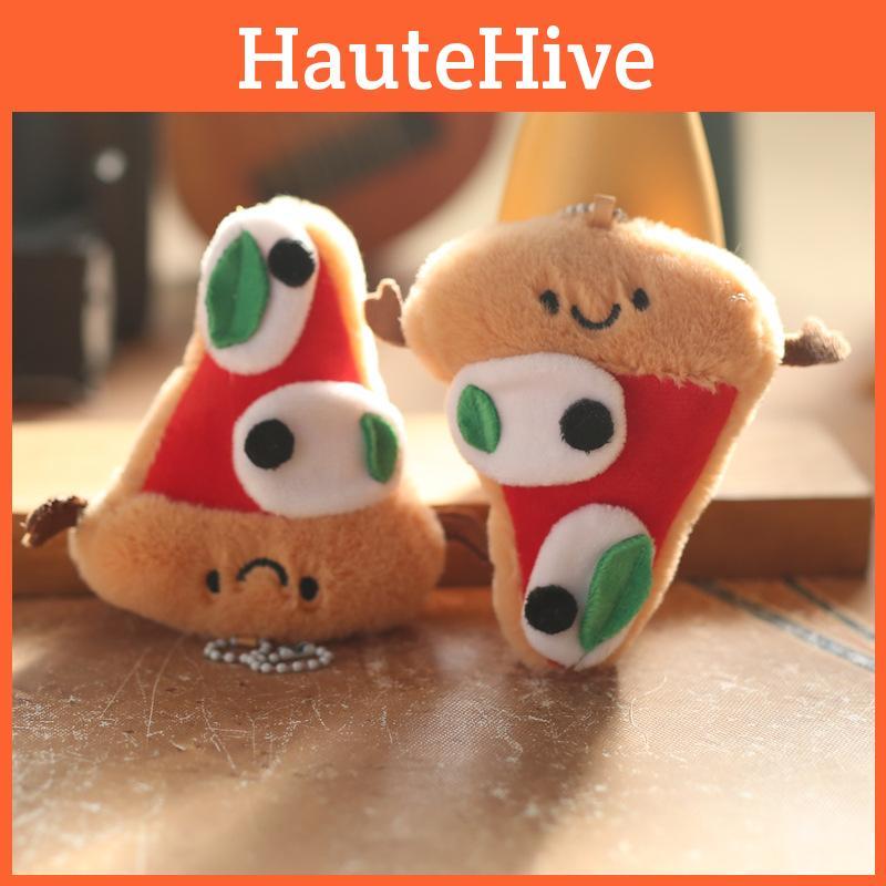 Pizza Jellycat Plush Toy Stuffed Keychain Backpack Decor With Plush Short