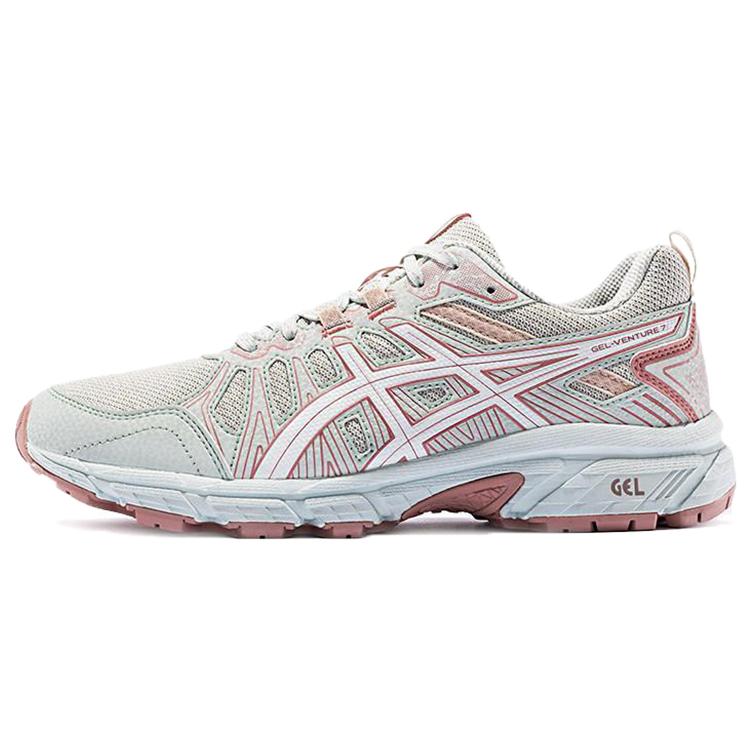 

New Asics Gel Venture 7 Mx White Pink Off Road Sneakers White Pink Women s 1012A818-020 37.5