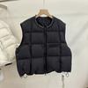 Autumn and winter new down vest vest women's loose casual sleeveless vest warm vest