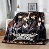 Babymetal combination warm printed blanket, office lounge sofa blanket, flannel household blanket multifunctional blanket