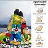 1pc Looney Tunes Flannel Throw Blanket Lightweight Soft Warm All Season Blanket for Sofa, Bed, Travel,L1029025