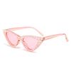 French Elegant Pearl Decorated Cat Eye Sunglasses UV400 Protection Unisex Internet Celebrity Street Shooting Sunglasses 5040