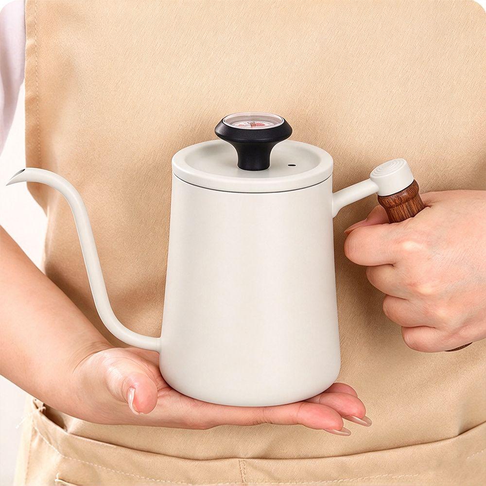 550ml Capacity Coffee Brewing Pot 304 Stainless Steel Coffee Kettle Pour Over Method