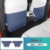 For Xpeng G6  2024 Leather Seat Back Kick Protector Waterproof Armrest Box Anti Kick Pad Seat Cover with Storage Bag