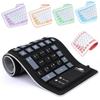 Portable Silent Foldable Silicone Keyboard Usb Flexible Soft Waterproof Roll Up Keyboard For Pc Laptop