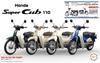 Fujimi Model (FUJIMI) 1/12 NEXT Series No. 6 Honda Super Cub 110 (Urbain Denim Blue Metallic) Plastic Model