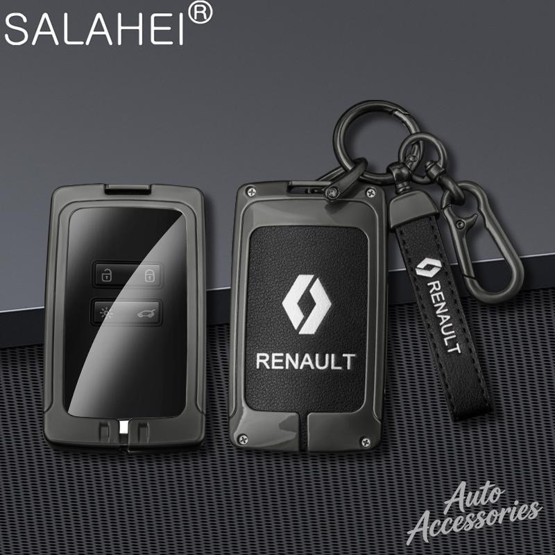 Alloy Car Key Case For Renault Megane Grand Scenic Kadjar Laguna Koleos Fluence Talisman Espace Dacia Sandero Protection Shell UU1