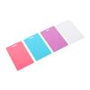 4 Pcs Vertical Erasable Badge Notepad Reusable Silicone Erasable Notepad Badge Set for ID Card Vertical 4pcs
