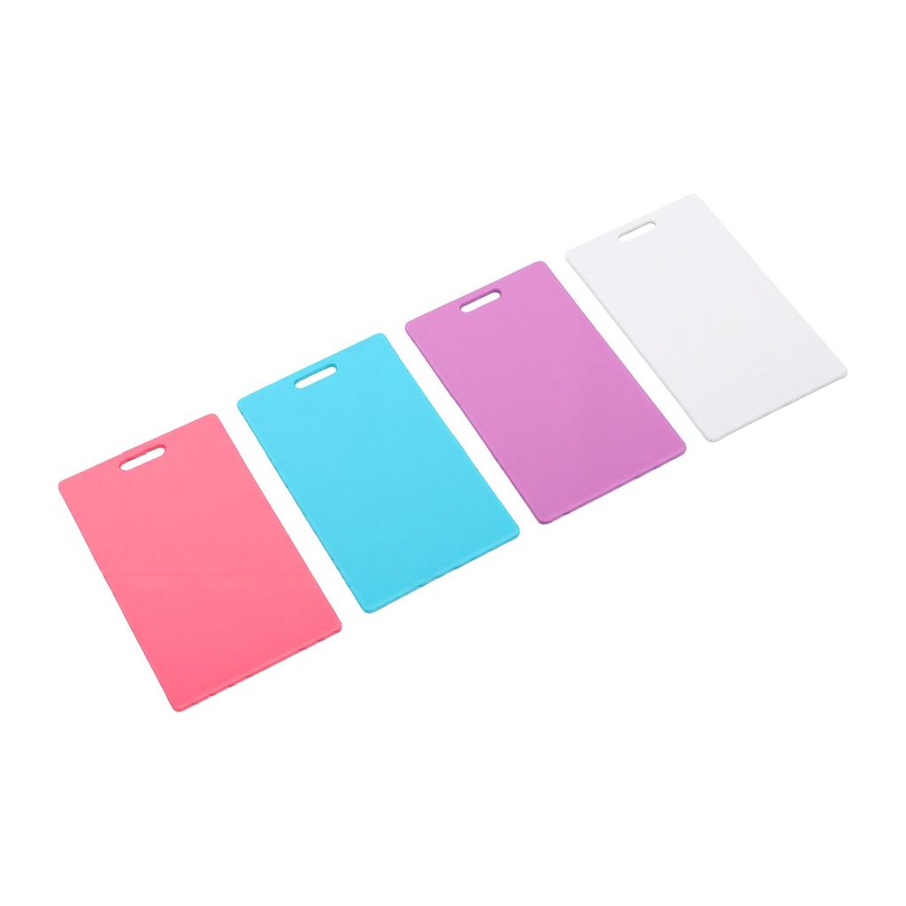 4 Pcs Vertical Erasable Badge Notepad Reusable Silicone Erasable Notepad Badge Set for ID Card Vertical 4pcs