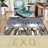 EXO Pattern Rug, Indoor/Outdoor Mat, for Picnic, Gameroom, Bedroom, Office, Living Room, Home Decor Carpet, Birthday Gift