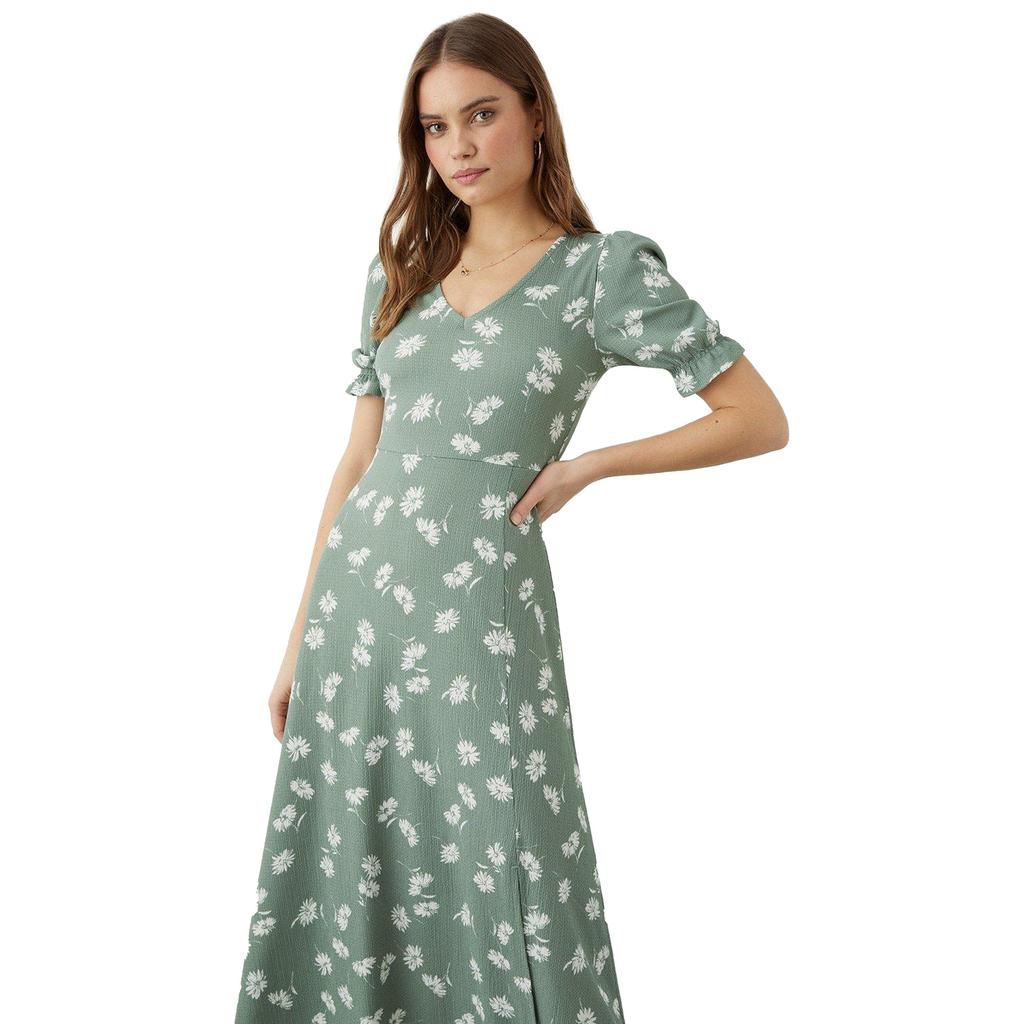 Dorothy Perkins Dámské/Ladies Ditsy Print Midi šaty s krátkým rukávem