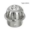 Steel Anti-blocking Drainage Plumbing Fitting Roof Floor Drain Rain Pipe Cap Balcony Drainage Cover