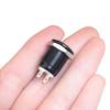 3PCS Metal Pushbutton Switch 12mm Self Locking Self Resetting Round Waterproof Switches Pushbutton Activated Switches for Electronic Products