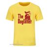 The Dogfather Dog Dad French Bulldog Funny T Shirts Unisex Cotton Harajuku Vintage Tops Tees Tops Eu Size