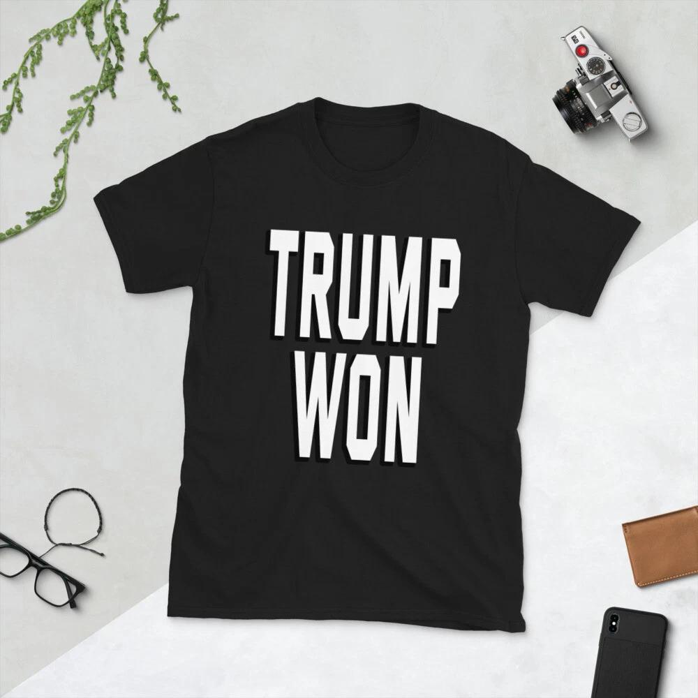 Trump Won President USA Election 2020 Kanye Biden Harris America T-Shirt 2XL